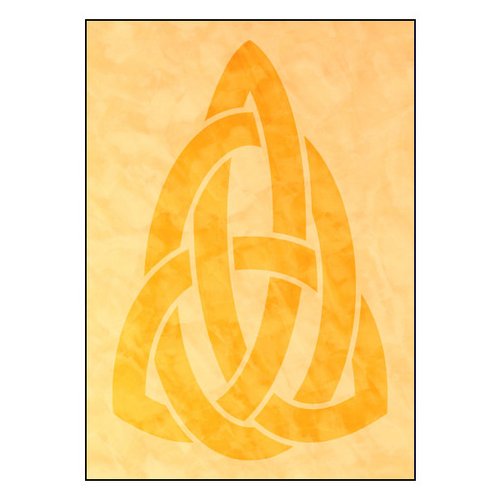Tupfschablone Motiv Keltisches Dreieck