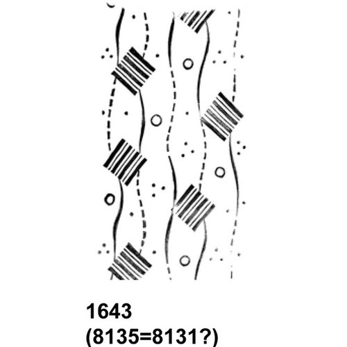 Musterwalze Motiv Nr. 1643