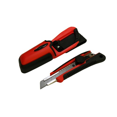 Spezialgürteltache rot mit GRI-Cutter 18mm mit Rädchen