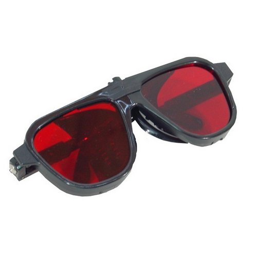 Nedo Laserbrille rot Brille Laser für Sichtbarkeit der Laserstrahlen Sichtbrille 