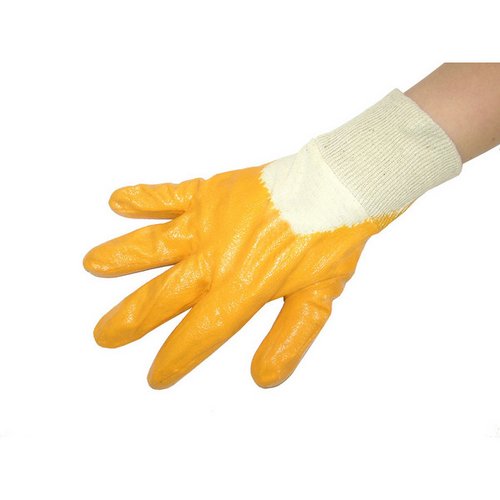 Handschuh Nitril-gelb beschichtet (1 Paar)