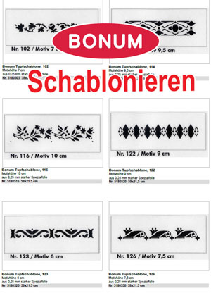 Schablonieren